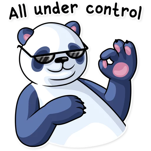 Lazy Panda sticker 👌