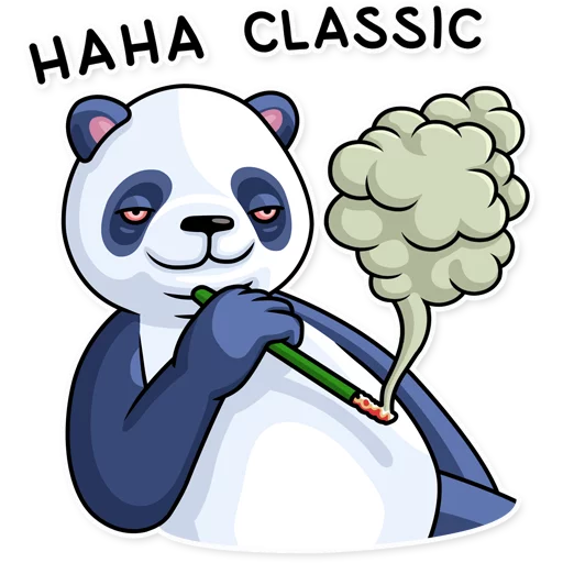 Lazy Panda stiker 😄