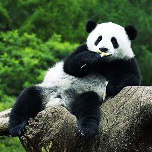 Lazy Panda stiker 😎