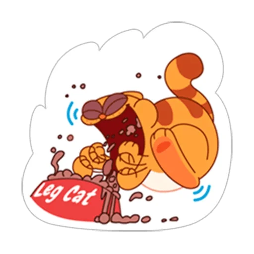 Telegram Sticker «LegCat_macmad» 🍔