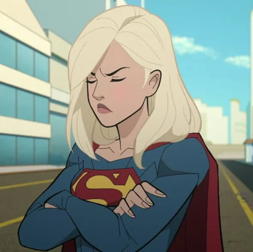 Стікер Telegram «Supergirl 🦸🏼‍♀» 🦸‍♀