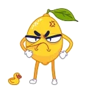 Lemon  sticker 😤