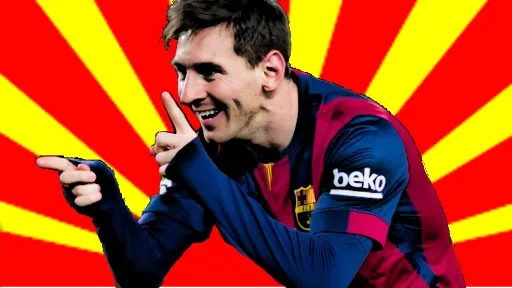 Telegram Sticker «Leo Messi» 😚