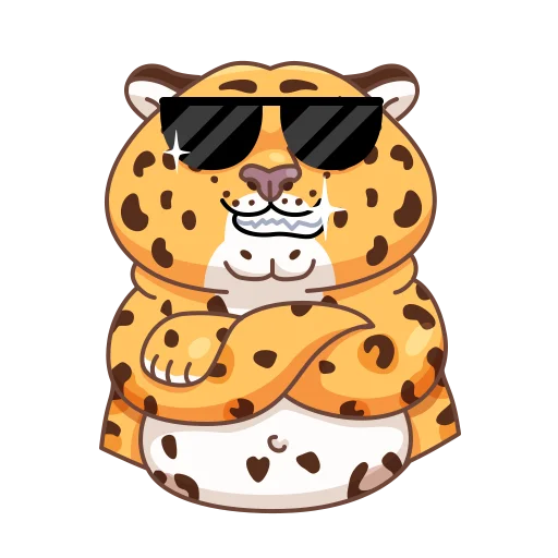 Леопард Толстый emoji 😎