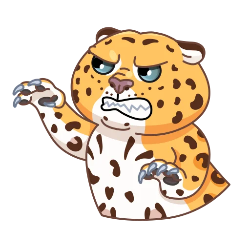 Леопард Толстый emoji 😡