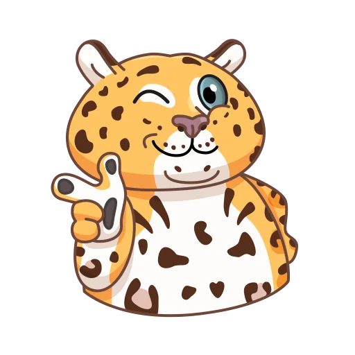 Леопард Толстый emoji 😉