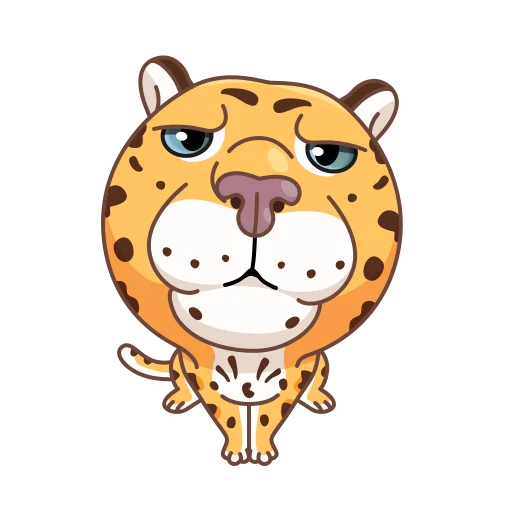 Леопард Толстый emoji 🐾