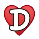 Telegram emoji  | Letters in hearts