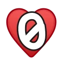 Эмодзи Letters in hearts ❤️