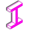 Letters 3 D emoji 🫥