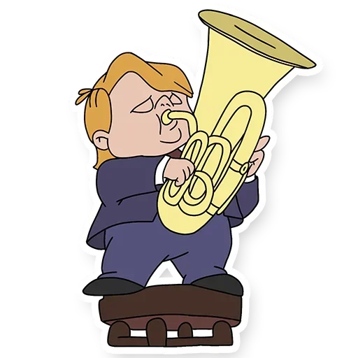 Life with Louie stiker 🎺