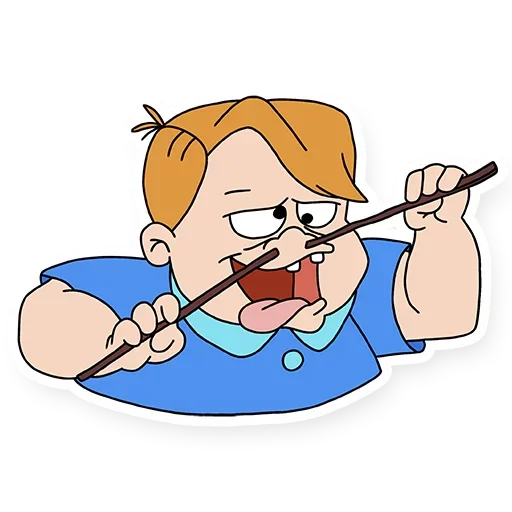 Telegram Sticker «Life with Louie» 😜