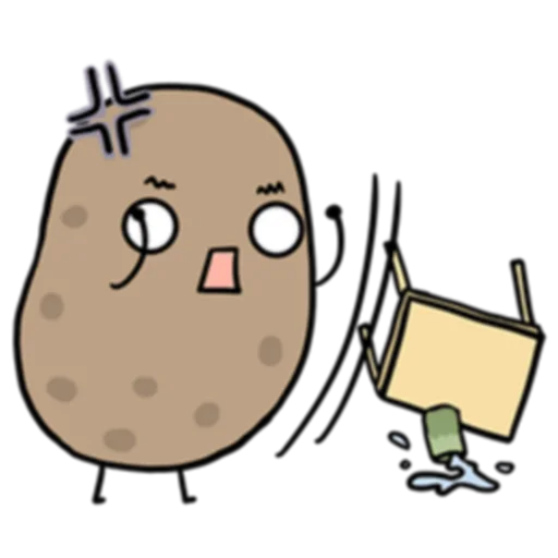 Эмодзи Life is Potato (FULL) [英文]  💢