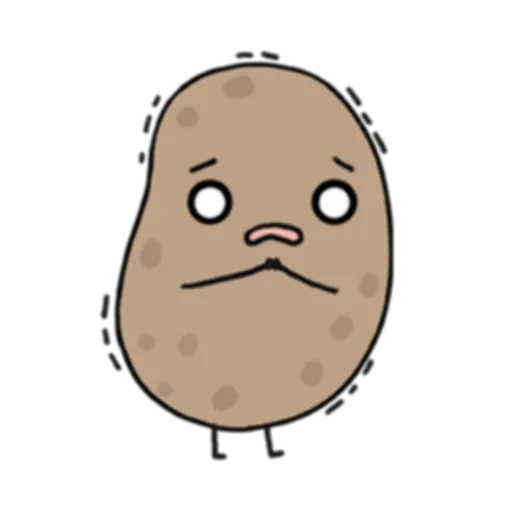 Эмодзи Life is Potato (FULL) [英文]  😣