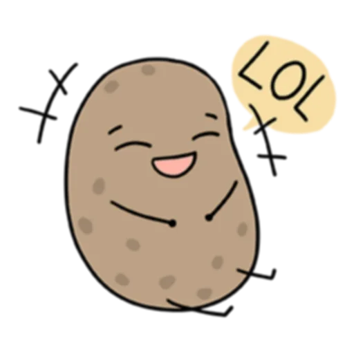 Telegram Sticker «Life is Potato (FULL) [英文]» ?
