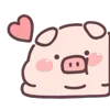 Емодзі телеграм Piggy