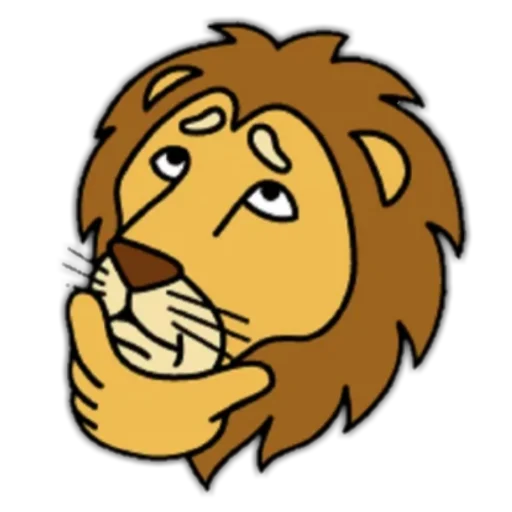 Стікер Telegram «Lion?» 🦁