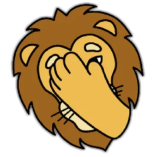 Стикер Telegram «Lion?» ?