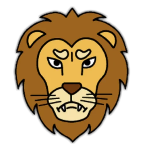 Telegram stiker «Lion?» 