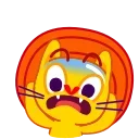 Leo the Cat emoji 😨