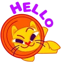 Leo the Cat emoji 👋