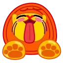 Leo the Cat emoji 👅
