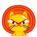 Leo the Cat emoji 😡