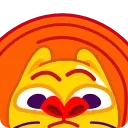 Leo the Cat emoji 😳
