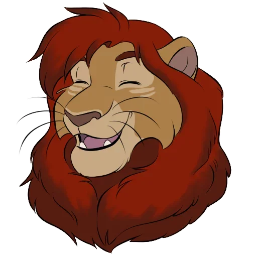 Telegram Sticker «Lion Life» 😋