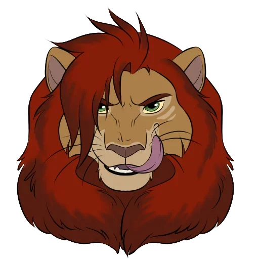 Telegram Sticker «Lion Life» 😜