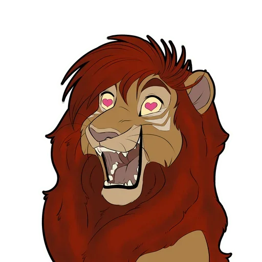 Telegram Sticker «Lion Life» 😚