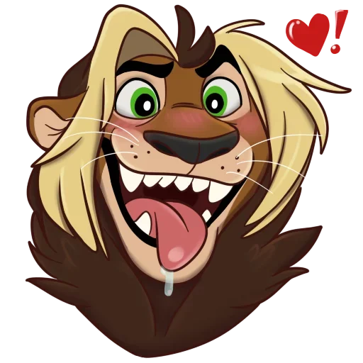 Lion Sexy King sticker 🧐