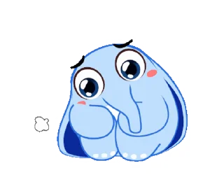 Little Blue Elephant emoji 🤣