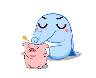 Little Blue Elephant emoji 🥰