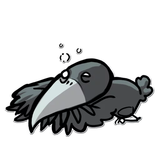 Эмодзи Little Crow 😪