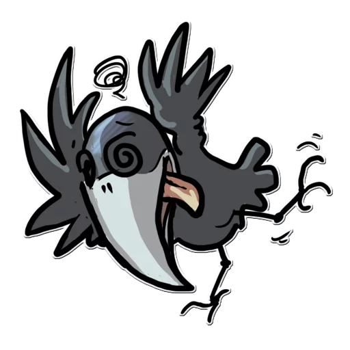 Telegram stiker «Little Crow» 🤢