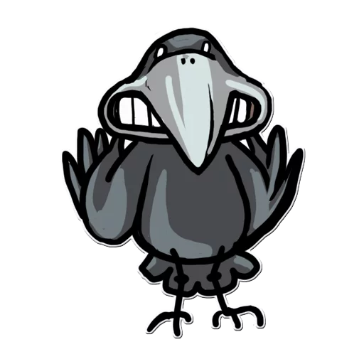 Telegram Sticker «Little Crow» 😬