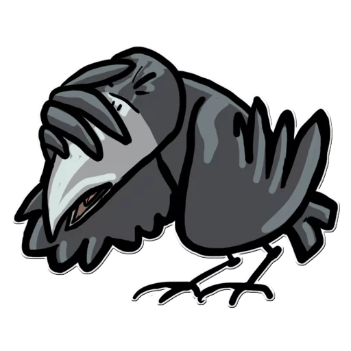 Telegram Sticker «Little Crow» 🤦‍♂️