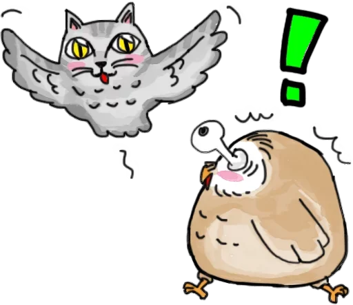 Telegram Sticker «Owlet » 😵