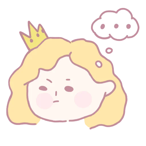Little Princess  emoji 🤔