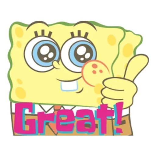 Telegram stikerlari SpongeBob SquarePants