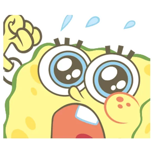 SpongeBob SquarePants emoji 😧