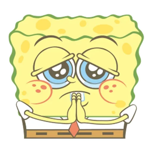 SpongeBob SquarePants emoji 🥺