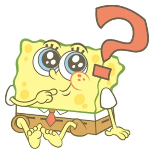 SpongeBob SquarePants emoji 🤔