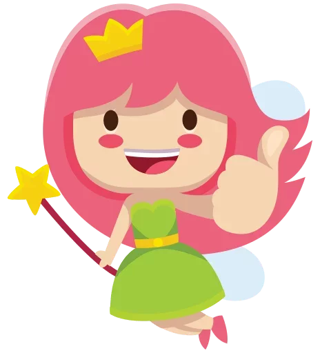 Telegram Sticker «Little Fairy» 😁