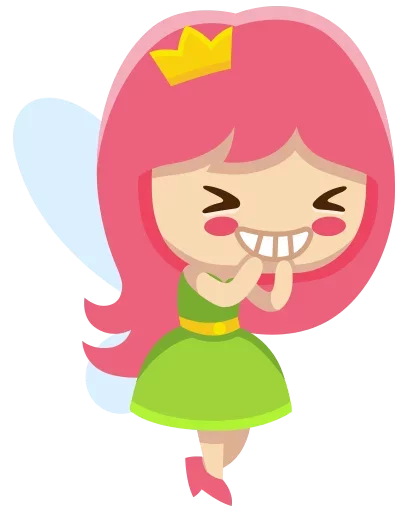 Telegram Sticker «Little Fairy» 😋