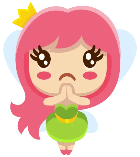Little Fairy emoji 😟