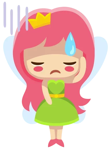 Little Fairy emoji 😥