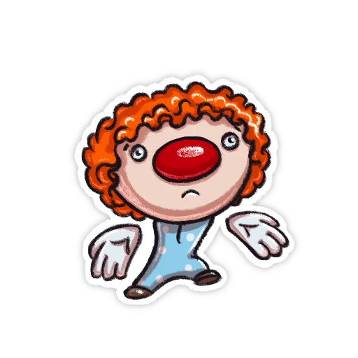 Little clown by Svetlana Krasnikova emoji 🤷‍♀️