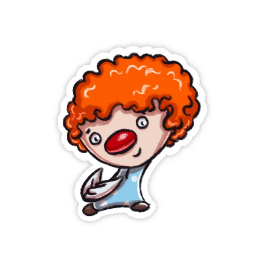 Little clown by Svetlana Krasnikova emoji 🙂
